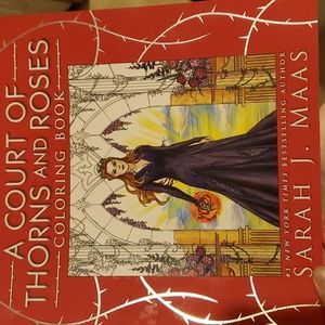 A Court of Thorns and Roses Coloring Book.